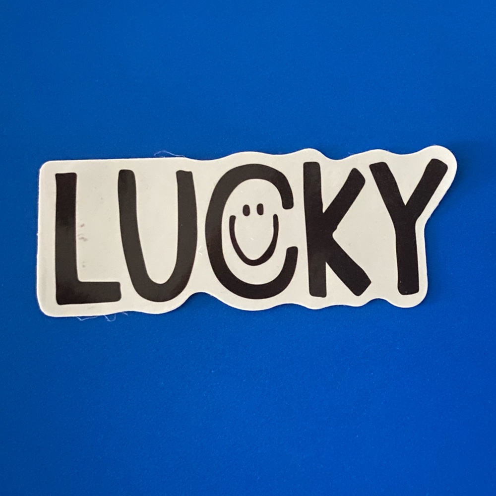 SOLD  🎉 10/$10 Stickers - Lucky 🙂 - Picture 2 of 2